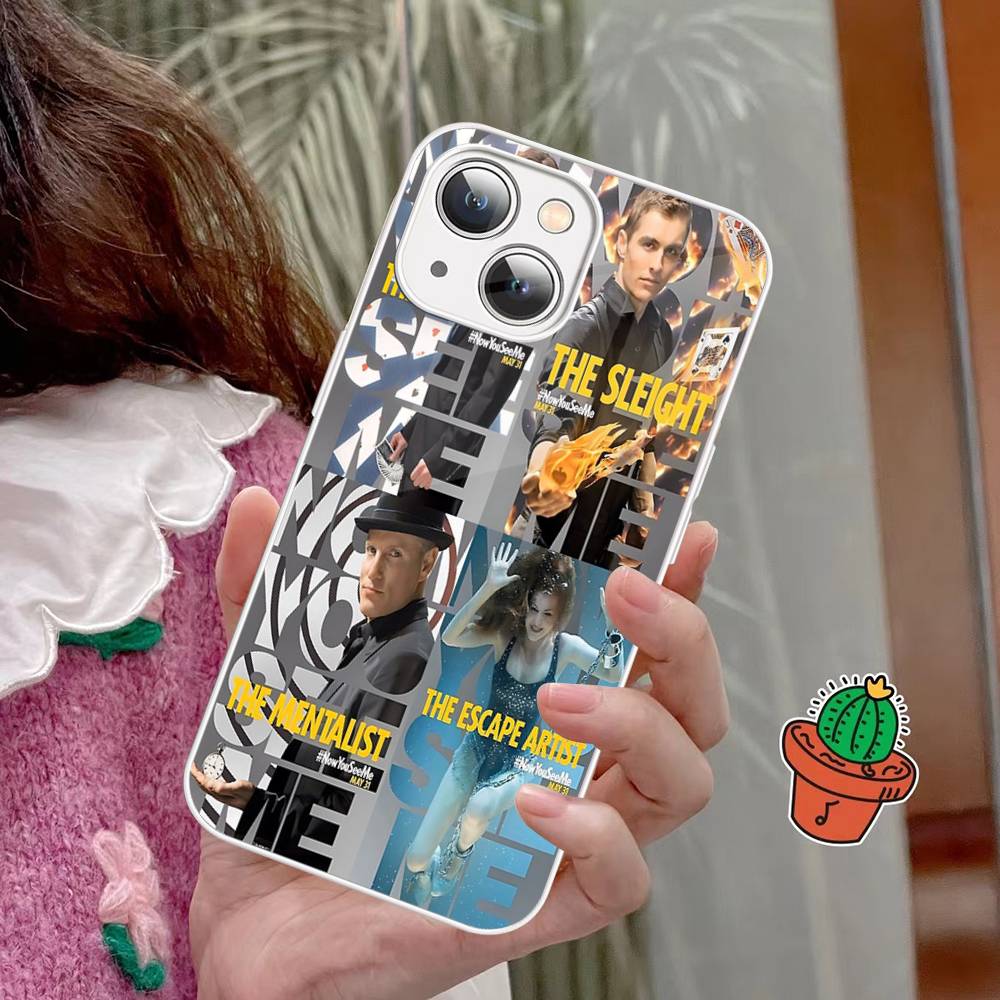 Movie N-Now You See Me For iPhone 14 13 12 Mini 11 Pro XS Max X XR 14 Plus Tempered Glass Cover