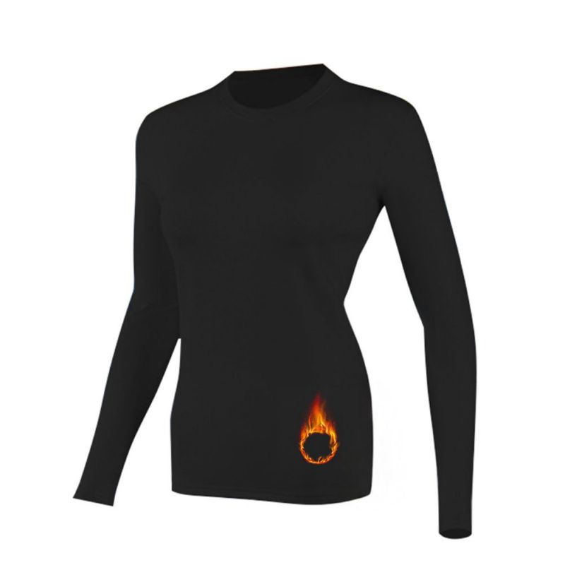 Women s Outdoor Thermal Sports Shirt Fitness Top L