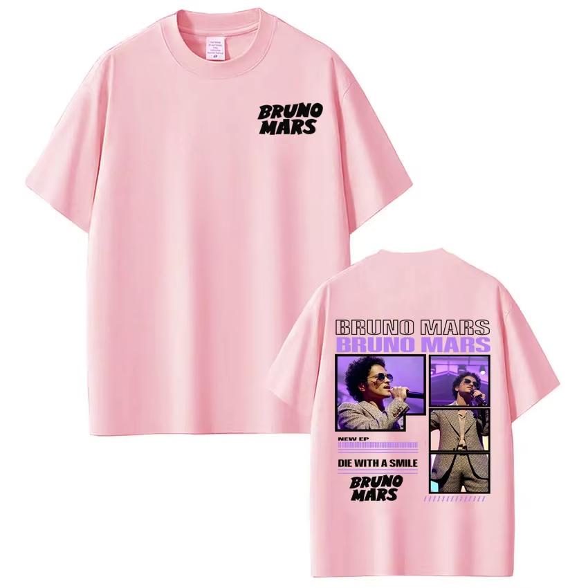 

Singer Bruno Mars Album Tour 2026 Graphics Tees Men Women Fashion Clothing Tshirt Summer pure Cotton Aesthetic Trendy T Shirts 4XL