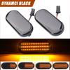 2X LED Dynamic Side Marker Turn Signal Light Indicator for VW Bora Golf 3 4 MK4 Jette Lupo Passat Z2 3BG Polo SB6 SEAT Ibiza T5