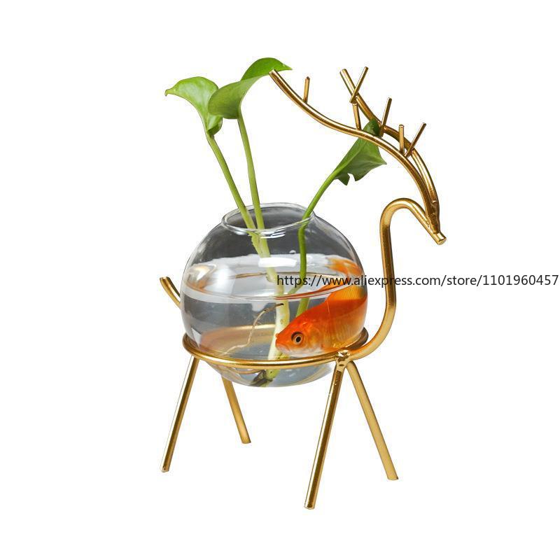 Nordic-Style Desktop Hydroponic Flower Pot Decorative Piece Office Desk & Living Room Plant Care Vase Ornament