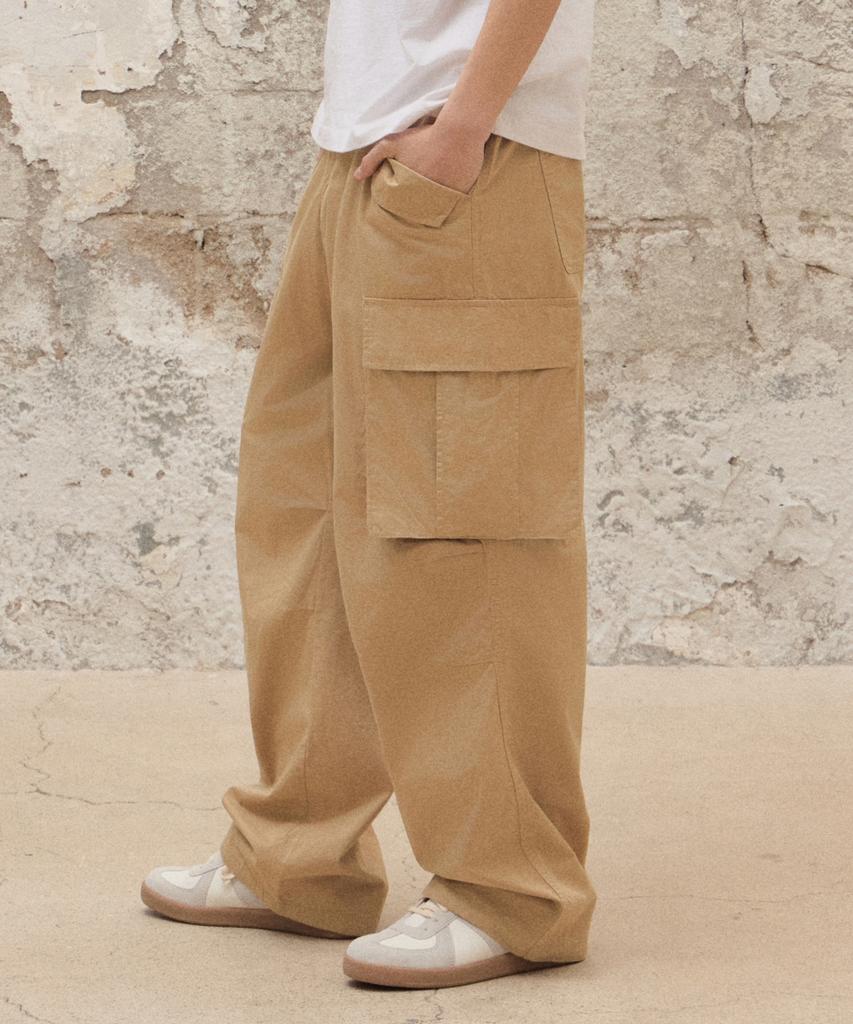 AGOD [2Pack] Cargo Strap Parachute Cotton Pants - 4 Colors