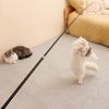 1.8m Cat Wand Toy Extra Long Telescopic Cat Fishing Pole Interactive Toy with Line for Indoor Cats Chase and Exercise