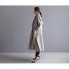 Womens Oversized Wool Blend Coat Winter Medium Length Double Breasted Casual Trench Style
