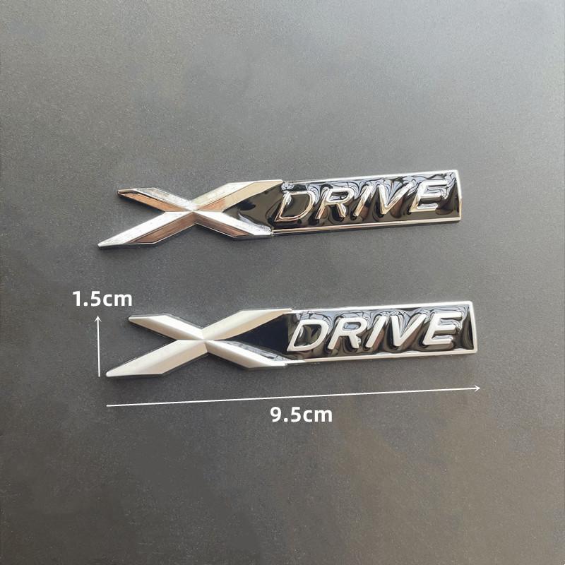 Logo Metalic 3D X Drive Emblema Xdrive Plăcuță cu Nume Insignă Portbagaj Mașină Pentru BMW 328i 525 535d 530d G20 F10 Accesorii Autocolant Xdrive