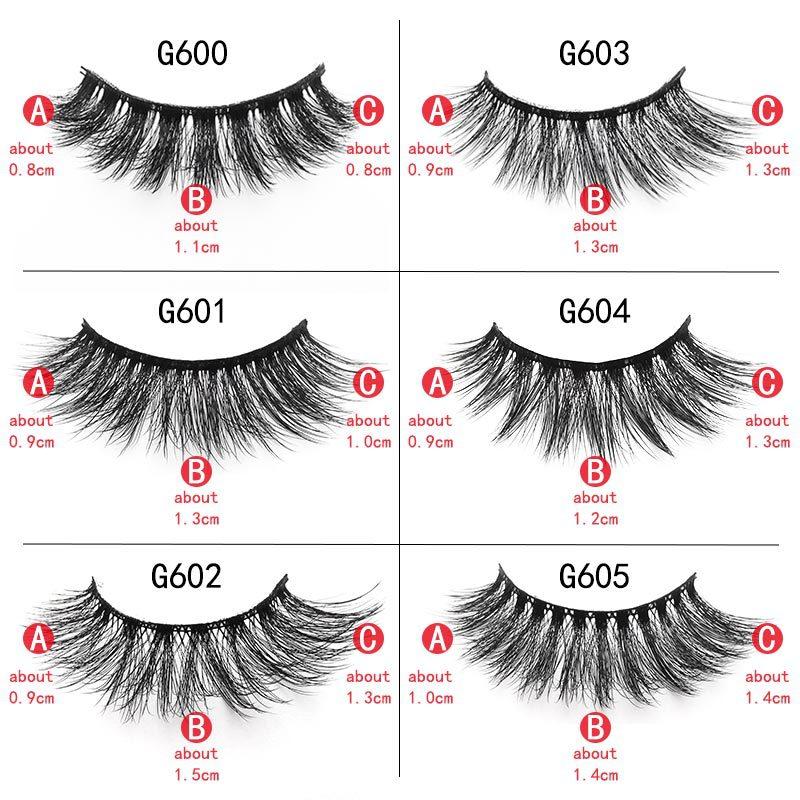 Shidi Shangpin 3d Mink False Eyelashes 10 Pairs Set MINK Thick Eyelashes