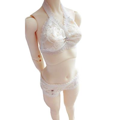Rakulifey Ball Jointed Doll Doll Bra and Birthday Gift Doll 1/3 Lingerie, Underwear, White, (1/3 Lingerie)