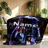 Personalisierte Michael Jackson Druckdecke mit individuellem Namen, Heimdekoration, Schlafzimmer, Sofa, Camping, Couch, Geschenke für Geburtstag WeihnachtenEnthusiasten