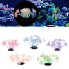 Artificial Colorful Water Plant Glow In Dark Aquarium Decors Landscape for Beautify Aquarium Landscaping Appearance