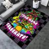 Fnaf Feier Benutzerdefinierter Name Teppich Teppich für Wohnzimmer Schlafzimmer Haus Sofa Dekoration Kinder Spielen Rutschfeste Bodenmatte