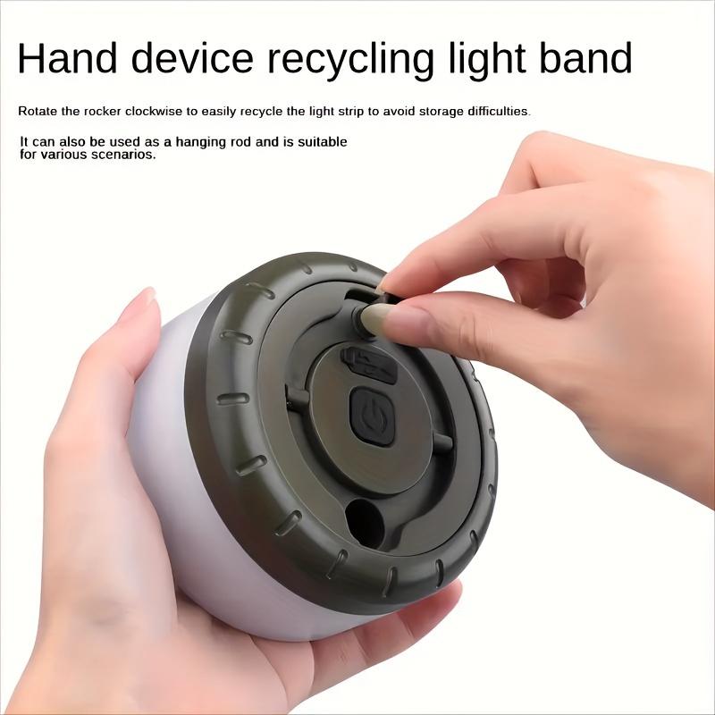 Comprimento 8 metros 1pc Lanterna de acampamento ao ar livre, luz LED decorativa, luz de barraca portátil