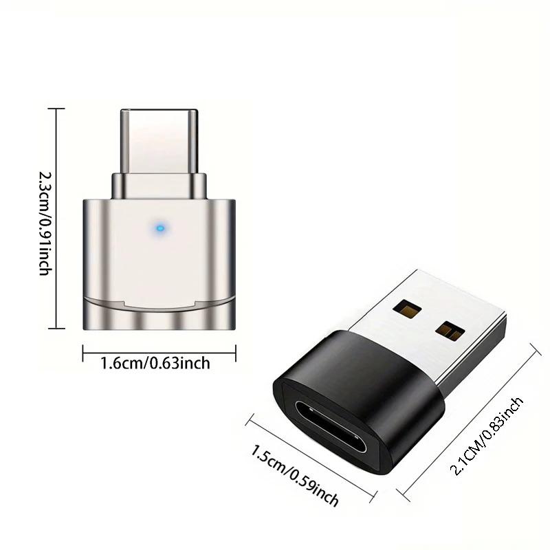 Type C TF Reader With Zinc oy Shell, SD Card Reader with USB C to USB Adapter, Suitable for Laptop, MacBook, Samsung Galaxy
