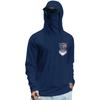 Men's Summer Casual Long Sleeve Hoodie Quick Dry Flag Print Sun Protection Shirt Fishing Fitness Sports Outdoor Wear