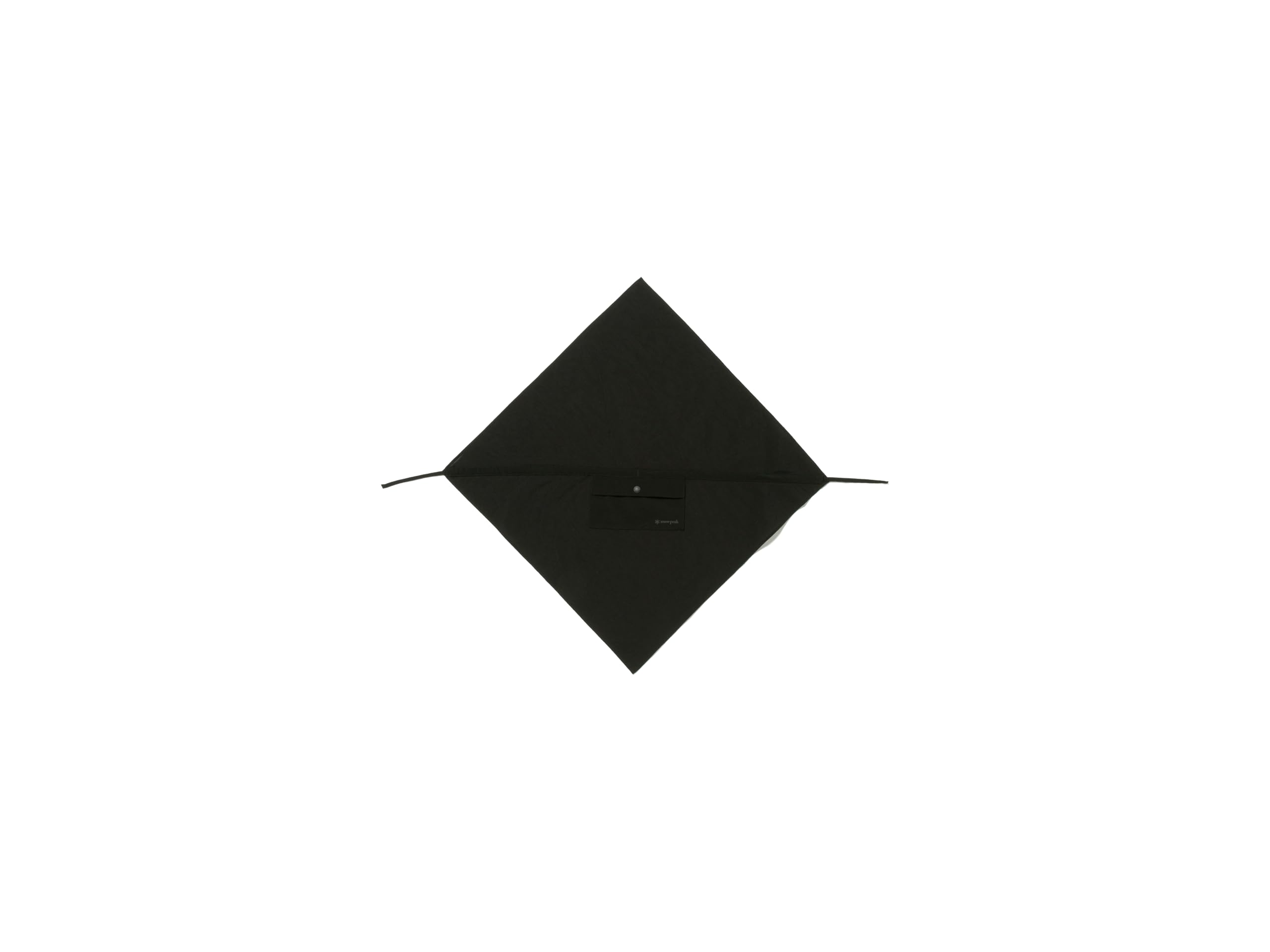 

Snow Peak Дышащая быстросохнущая бандана AC-25SU012 Бандана носовой платок для мужчин и женщин, Черный