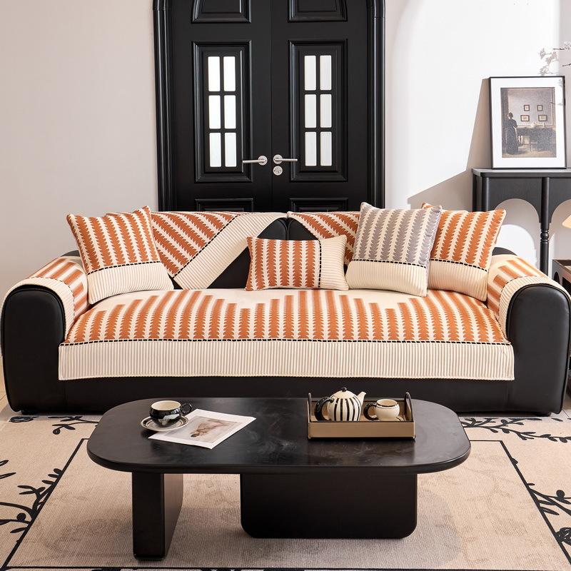 New Color Matching Sofa Cushion, Universal In All Seasons, High-End One-Piece Straight Row Non-Slip Seat Cushion, Sofa Cover