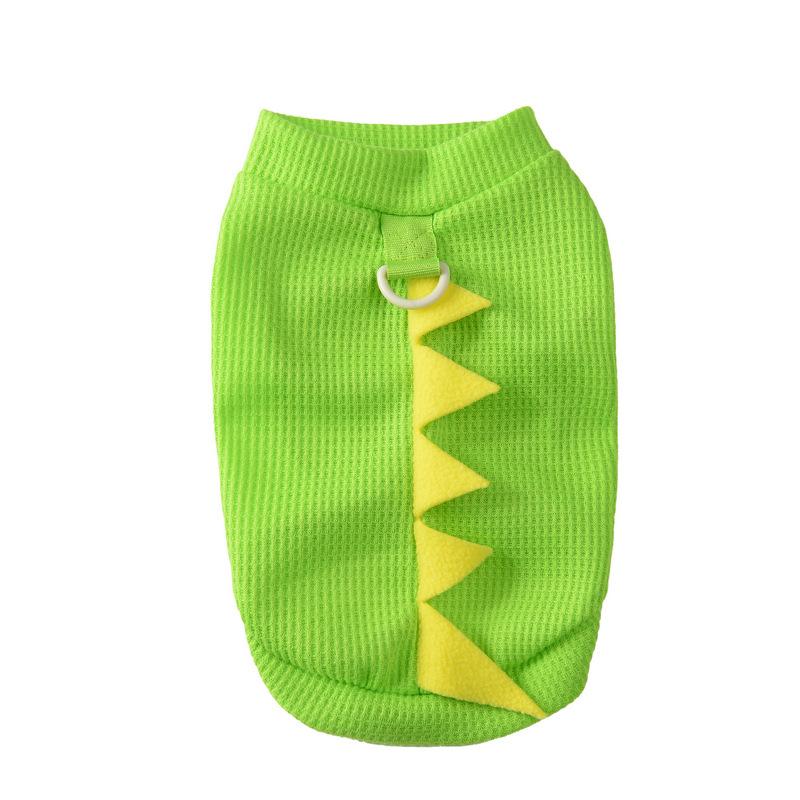 Pet Clothes Dog Clothes Cat Teddy Dog Clothes Spring and Summer New Pet Clothes XXL зелёный