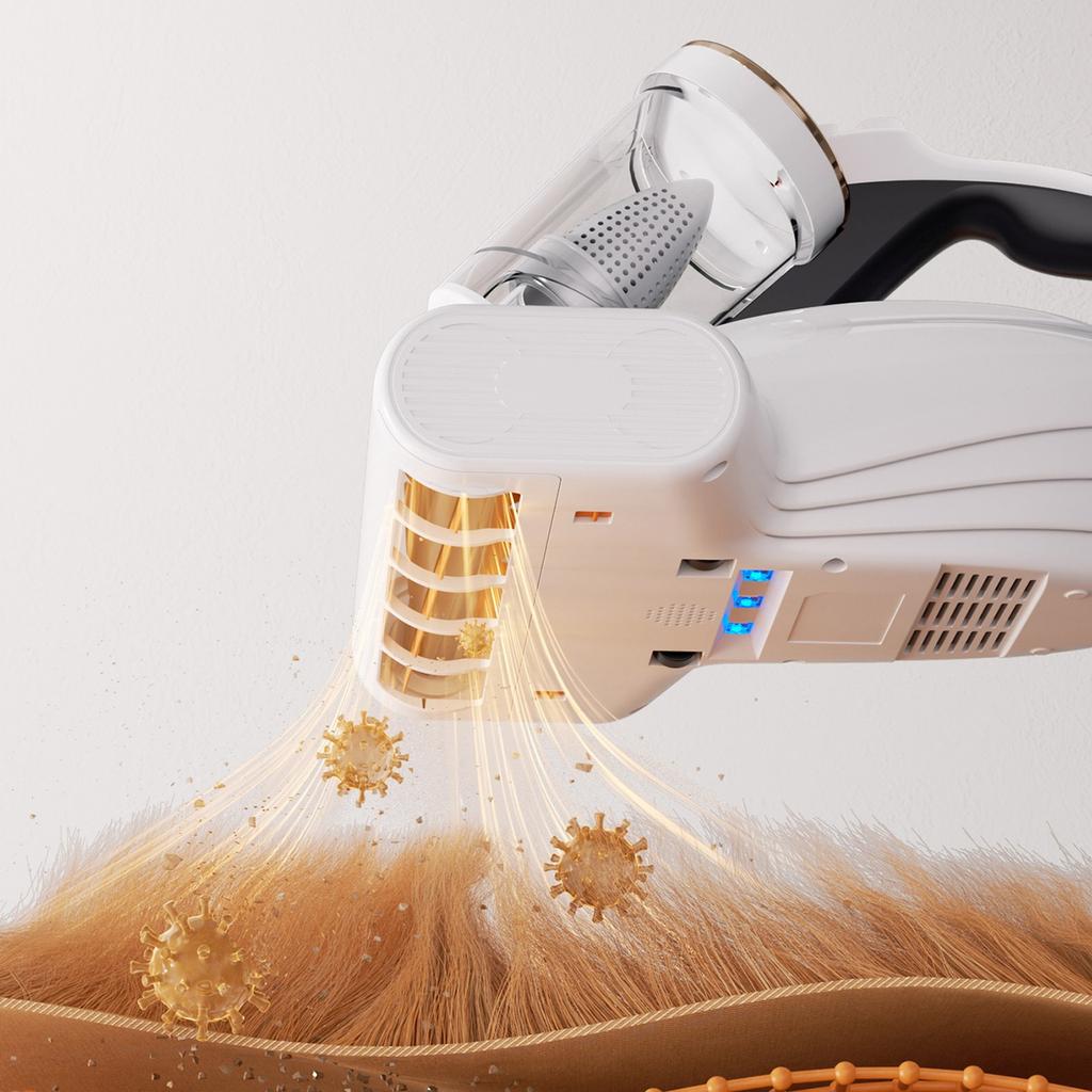 Mattress vacuum cleaner removes dust and allergens uwant M600 - white