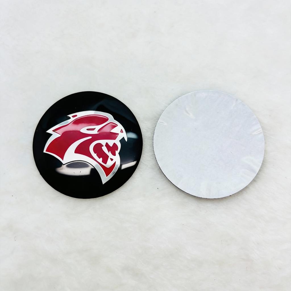 Car Wheel Center Hub Cap Emblem Sticker Accessories For Dodge Durango Caliber Journey Dakota Charger Ram 1500 Avenger Challenger DD8