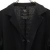 Y's Made In Japan Long Sleeve Cut Off Cardigan 2 Black Youji Yamamoto Men's Used