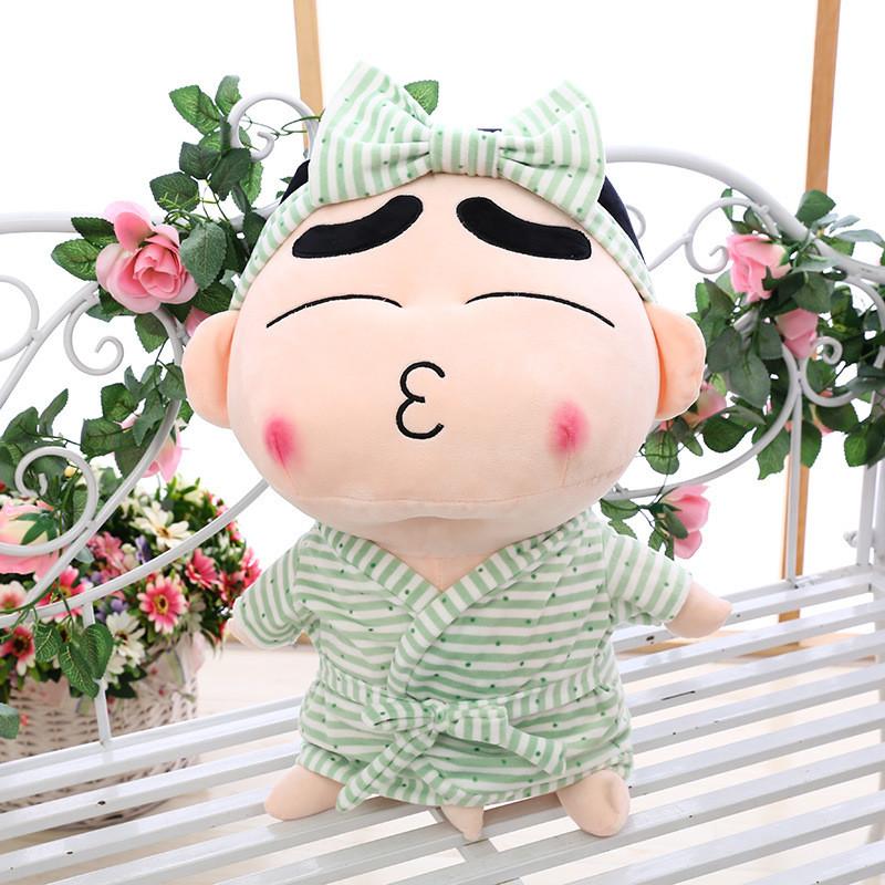 Shin Crayon Chan Plush Toy Bathrobe Multi Expression Stuffed Doll Gift Girl