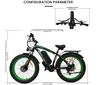 EBIKE 2025 New BLJ DP-2602 3000W 48V 23AH Battery Hydraulic Brake, Aluminum Alloy Frame, Adult Electric Bicycle.