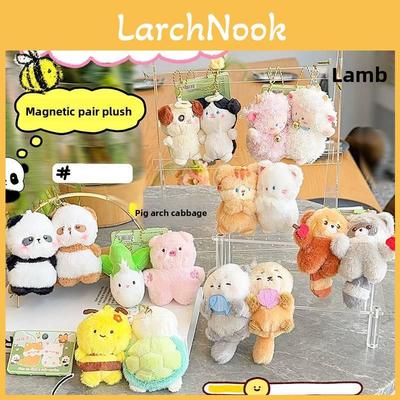 Jinnew Cartoon Soft Keychain With Magnetic Pair For Kids And Teens