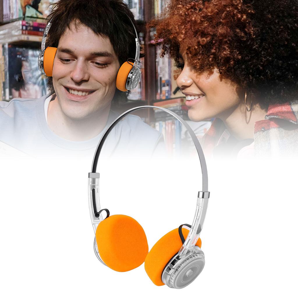 Retro 6.0 Hdphones, Lightweight Curved Metal Hdband Sports Hdset with 6 Degree r Cup Adjustment, for Outdoor Activities and All Day Wr
