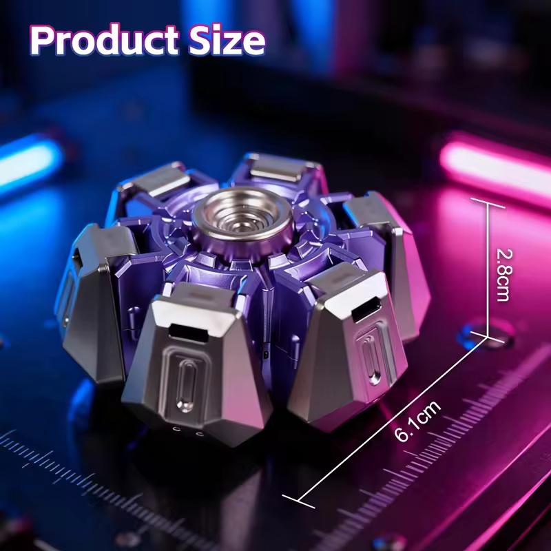 Kreativer EDC Sechskant Spinner Spielzeug Hohe Geschwindigkeit Drehender Fingerspitzen Gyroskop Stressabbau Sensorisches Gadget für Erwachsene Büro Entspannung