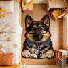 2D Home Decor Carpet Non-Slip Cartoon Carpet Soft Dog-Shaped Area Rug  Living Rooms