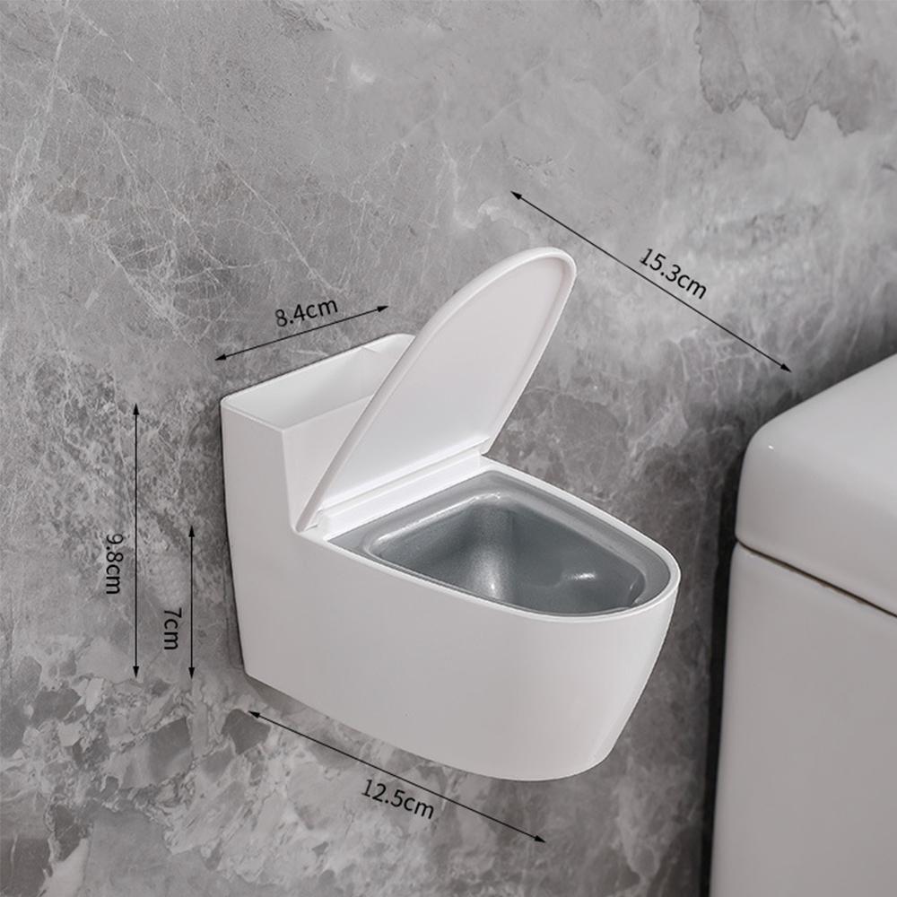 High Quality Funny Toilet Ashtray With Covers For Home And Office, White