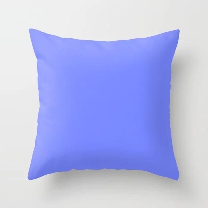 Modern Simple Solid Color Double-Sided Printed Pillow Cover Pillow Core Home Sofa Cushion Pillow Cover Premium