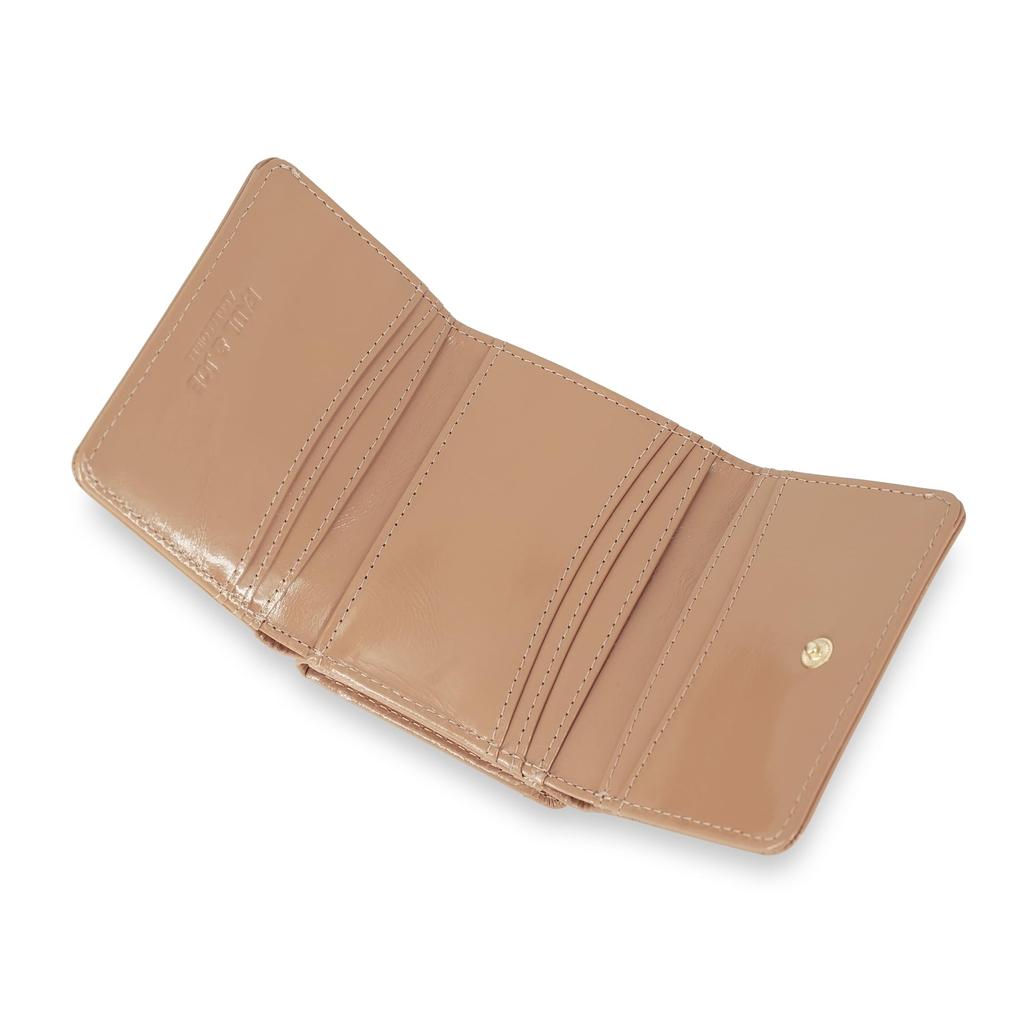 Paul Joe Accessoires Mini Wallet Daisy Embossed Beige & PJA-W1392