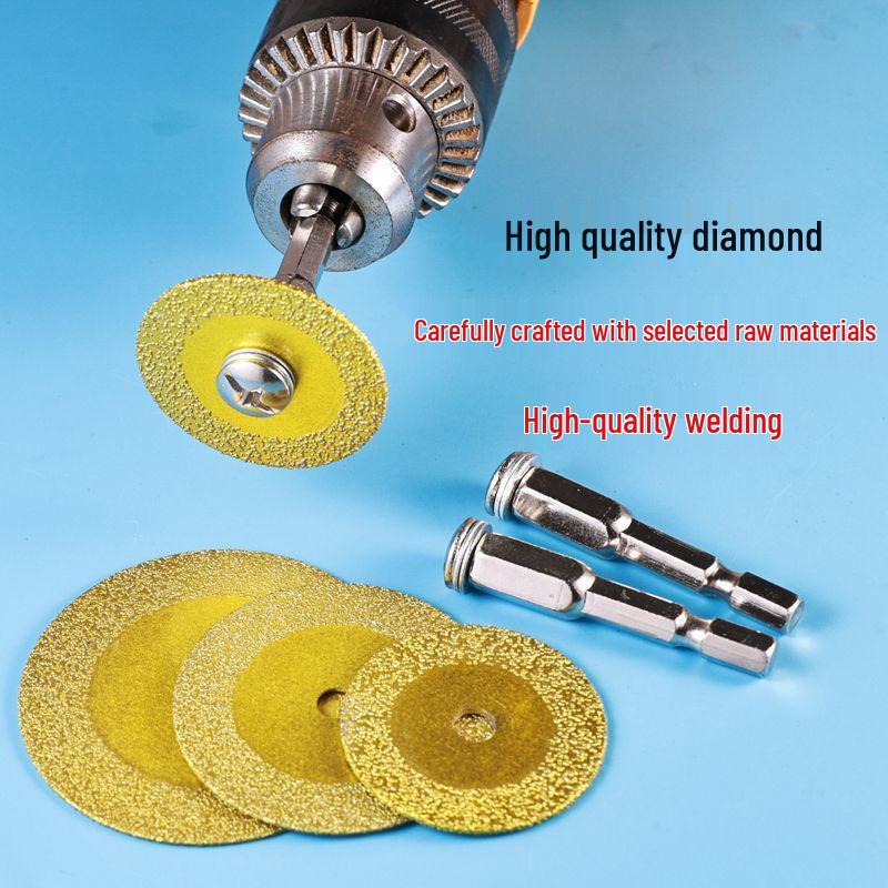 Diamond Silicon Carbide Saw Blade - Tile & Glass Cutting Disc for Electric Grinders
