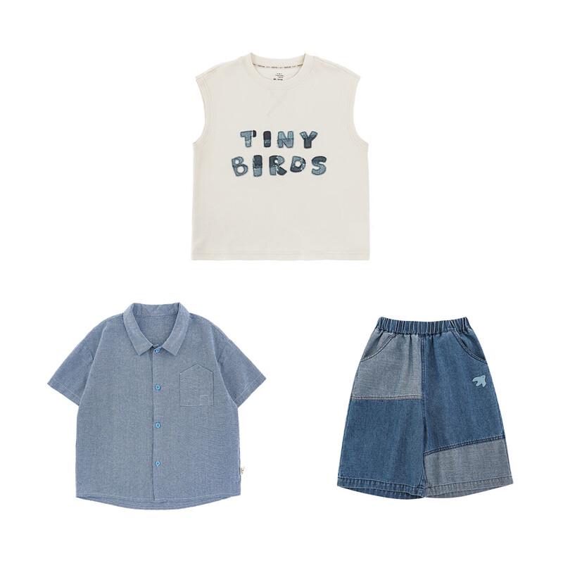 Boy's Youthful Summer 3-Piece Outfit Set