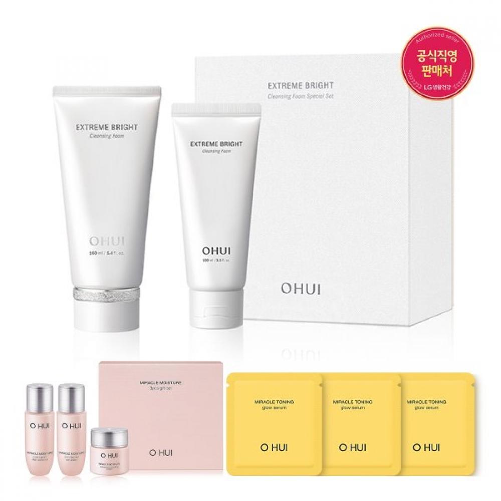 

Ohui Extreme Bright Cleansing Foam Set 25ms Single option