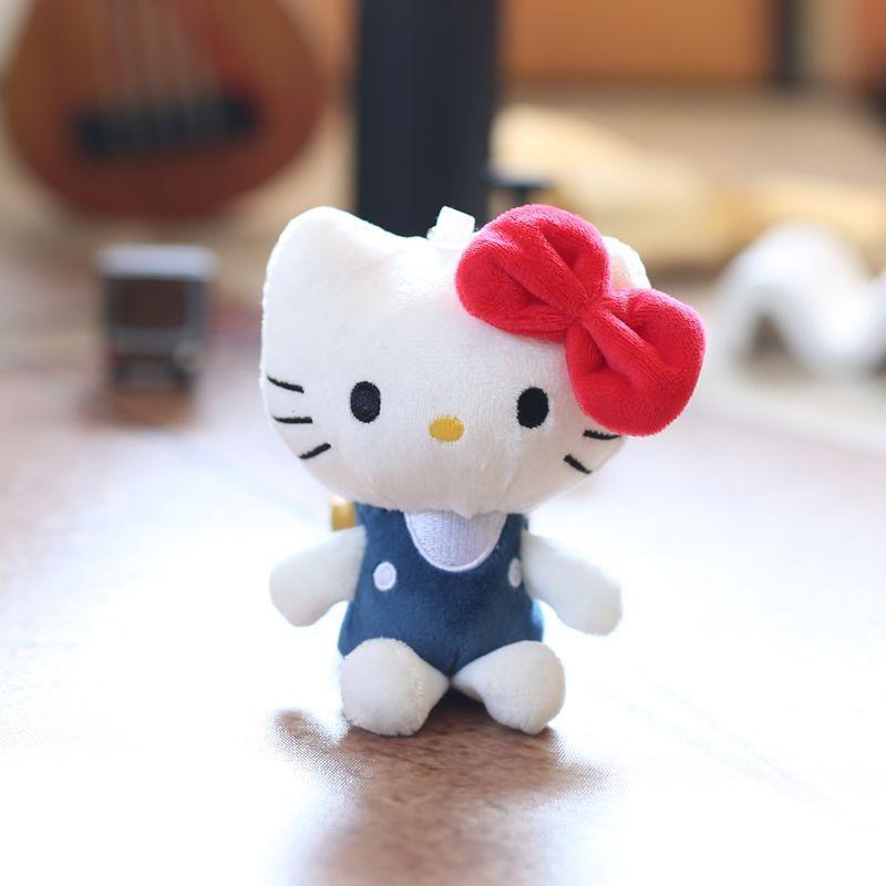 Плюшевый брелок Hello Kitty, игрушка с набивкой из ПП хлопка, для коллекционеров и детей чернил синий