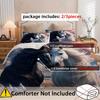Horses 3D Printed Luxury Bedding Set Wildlife Style Comforter Sets Soft Comfortable Bed Linen Set Polyester Home Duvet Cover