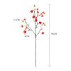 Long Branches Artificial Lantern Fruits Bouquets Red Plastic Fake Flower  Home Vase Decor