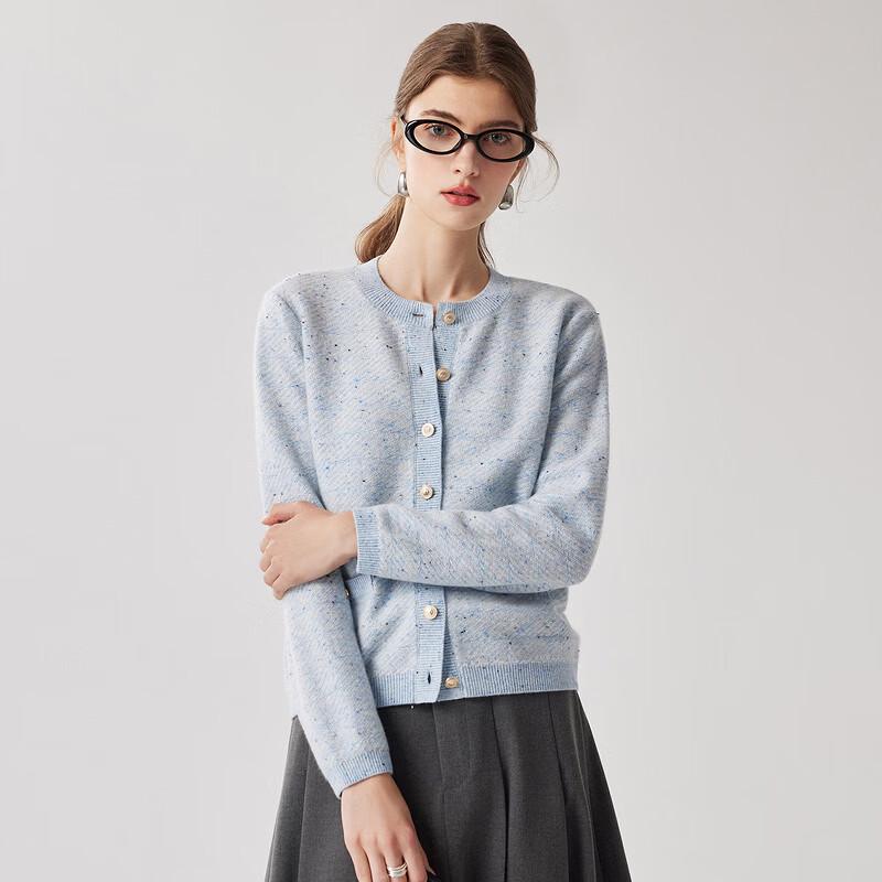 Zhaojun Women's 100% Cashmere Cardigan Jacket
