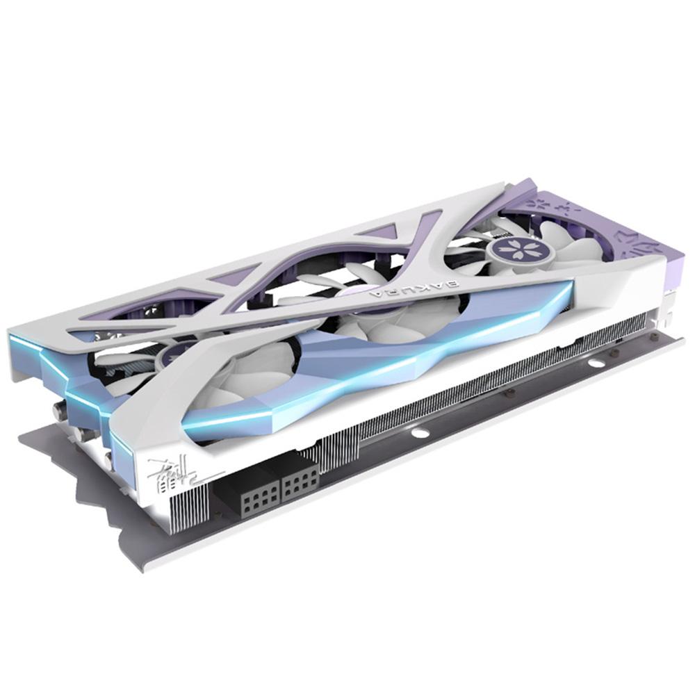 Yeston RTX3080-10G D6X YA Gaming Graphics Card with 10GB/320bit/GDDR6X Memory Dual Light Effect
