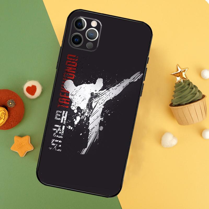 

Kungfu Taekwondo Phone Case For iPhone 17 16 16E 15 14 12 11 13 Pro Max 12 13 Mini 17Air Shockproof Cover iPhone 12Pro MAX