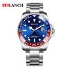 Business Men's Watch Fashion Trend Stainless Steel Green Ghost Diver Series Blue Gradual Gold Classic Men's Quartz Watches