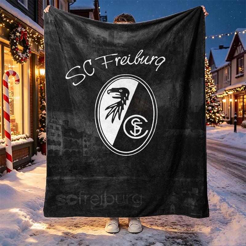 SC Freiburg Muster Decke für Heimdekoration, Bett, Sofa, Autoreise, Camping, Geeignet für alle Jahreszeiten, Geburtstags-Weihnachtsgeschenk