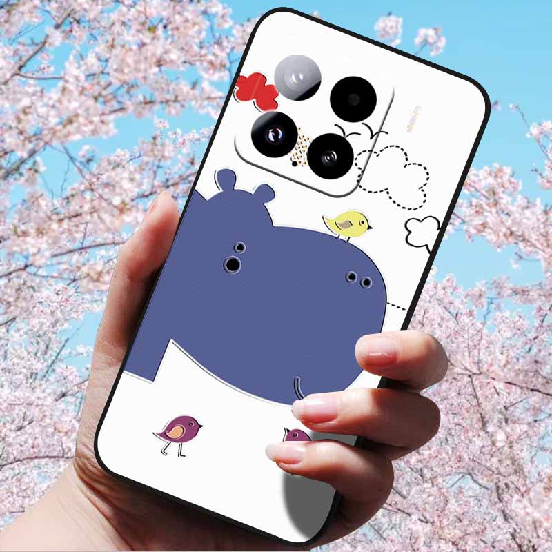 For Xiaomi 15 Pro 5G 6.73"Cases 3D Relief Soft Silicone Cover Retro Embossed for Xiaomi 15 5G Phone Mi 15pro 15 3D Soft TPU Case