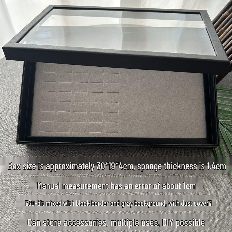 Schmuckorganizer mit großem Fassungsvermögen: 100-Fächer Transparente Vitrine für Ohrringe, Ringe, Halsketten und Anhänger