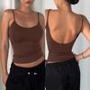 European And American Spice Girls Style Big Halter Sling Vest Women'S Multi-Color Optional Slim-Fit Inner And Outer Top