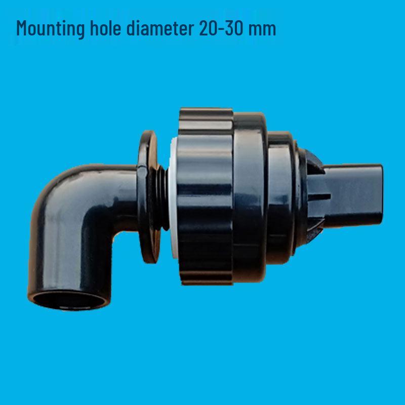 Universal Swivel Nozzle Aquarium Filter Outlet with Rotating Sprinkler Head
