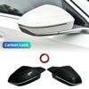 M Look Replacement Bright Black Side Mirror Cover Caps for BMW 5 7 I5 I7 Series G60 G61 G68 G70 G90 Left Hand Drive 2023-up VFHJQ1