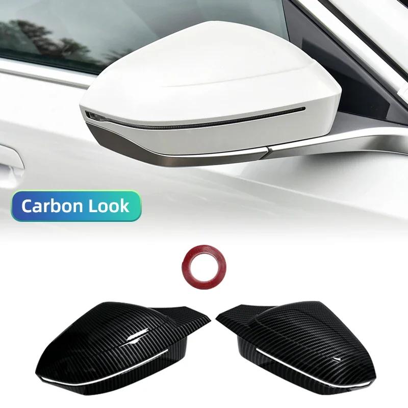 M Look Replacement Bright Black Side Mirror Cover Caps for BMW 5 7 I5 I7 Series G60 G61 G68 G70 G90 Left Hand Drive 2023-up VFHJQ1