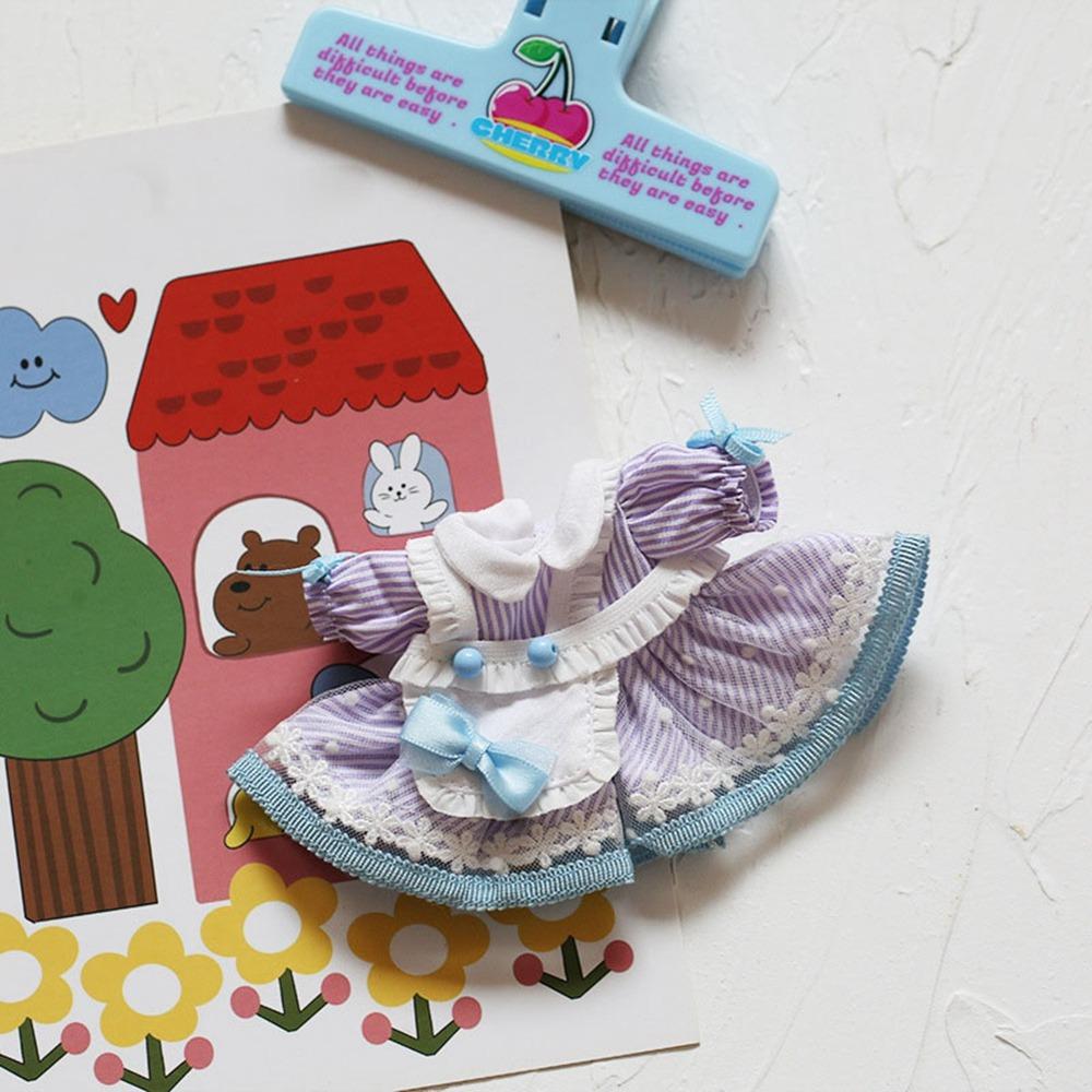 Cute Doll Lovely Clothes Lolita Plush Dolls Clothes Fashion Dresses Skirt  For 10cm Cotton Doll